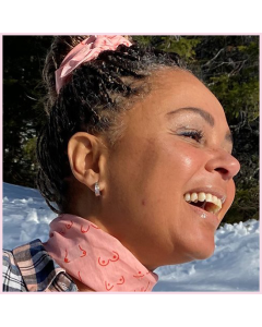 Scarf i bröstmönster